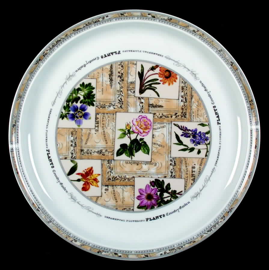 Country Garden Round Tray by Royal Worcester-1