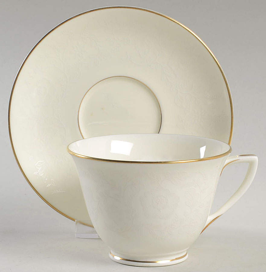 Concerto Footed Cup & Saucer Set by Royal Worcester-1