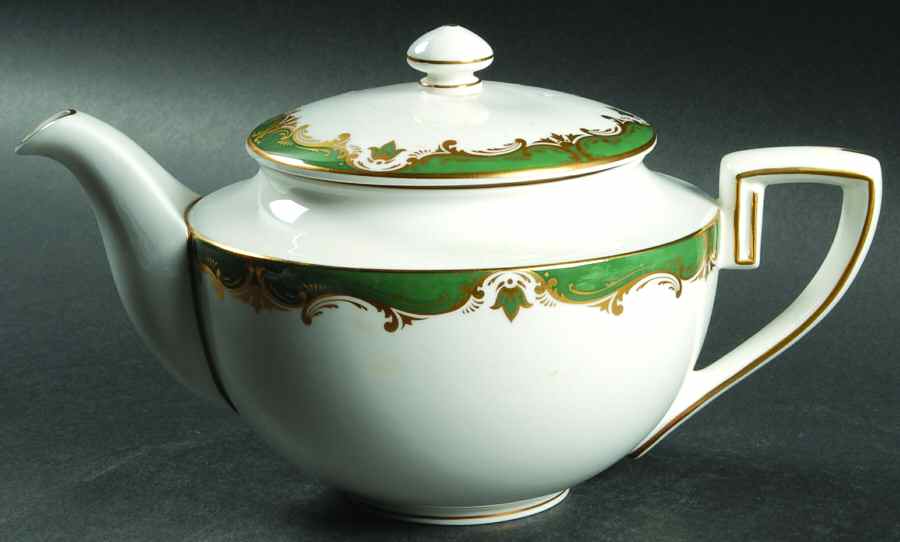 Connaught Teapot & Lid by Royal Worcester-1
