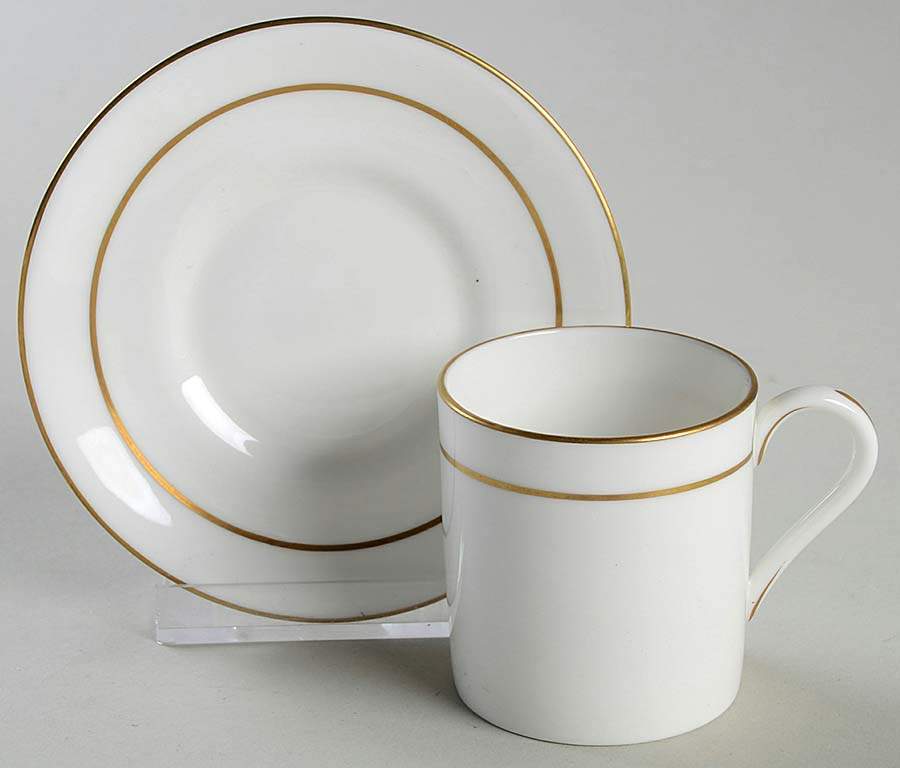 Contessa Flat Demitasse Cup & Saucer Set by Royal Worcester-1