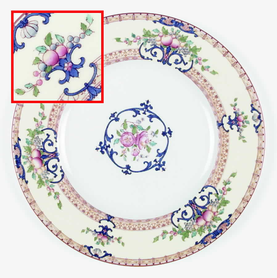 Cordova (Yellow Border)  Dinner Plate by Royal Worcester-1