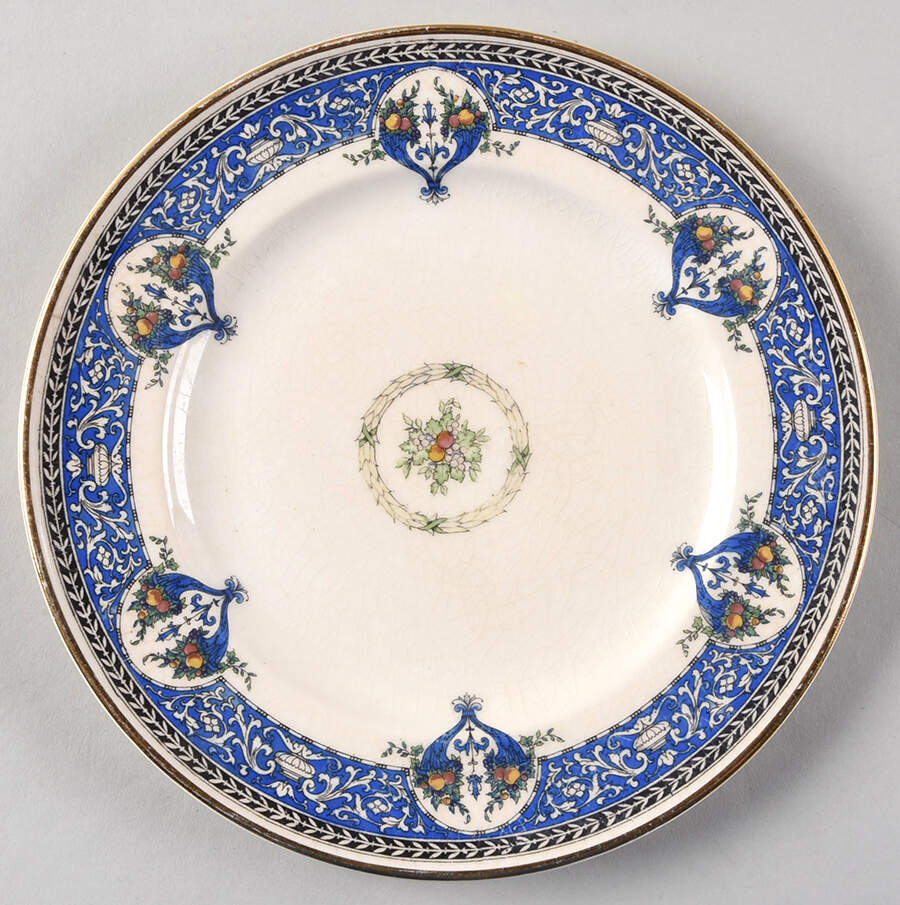 Cornucopia Salad Plate by Royal Worcester-1