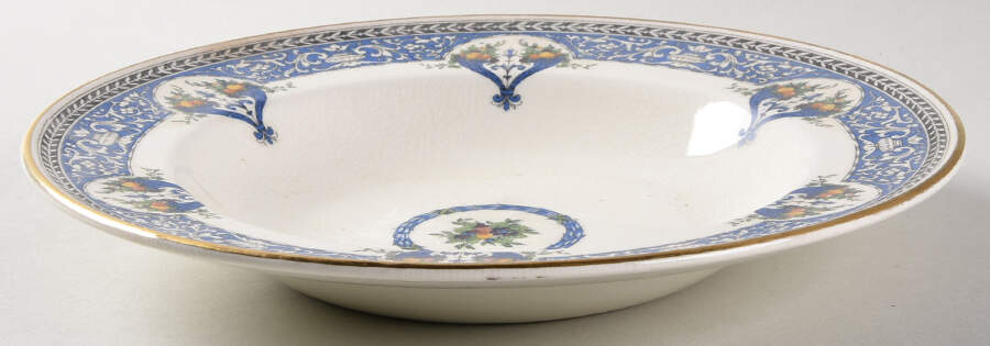 Cornucopia Large Rim Soup Bowl by Royal Worcester-1
