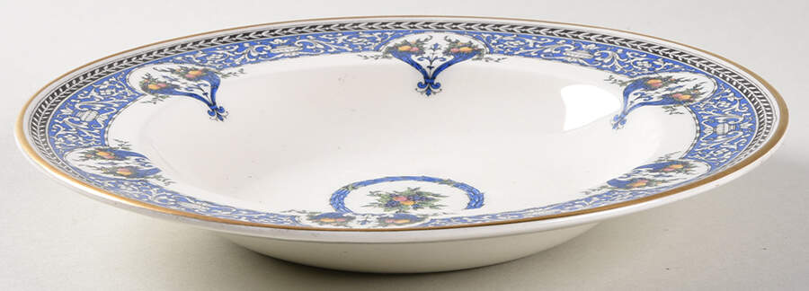 Cornucopia Rim Soup Bowl by Royal Worcester-1
