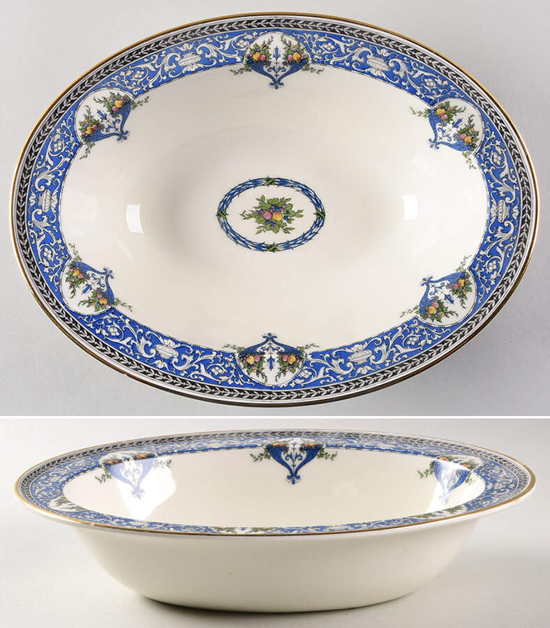 Cornucopia 10" Oval Vegetable Bowl by Royal Worcester-1