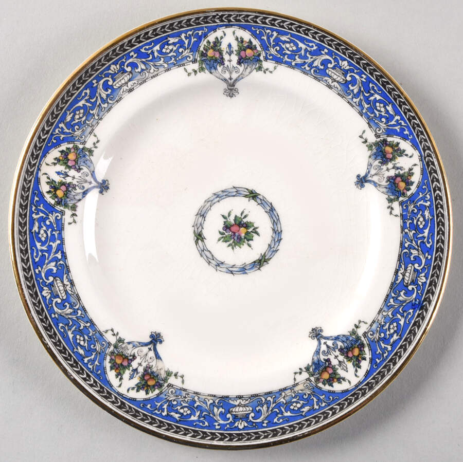 Cornucopia Bread & Butter Plate by Royal Worcester-1