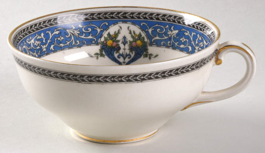 Cornucopia Flat Cup by Royal Worcester-1