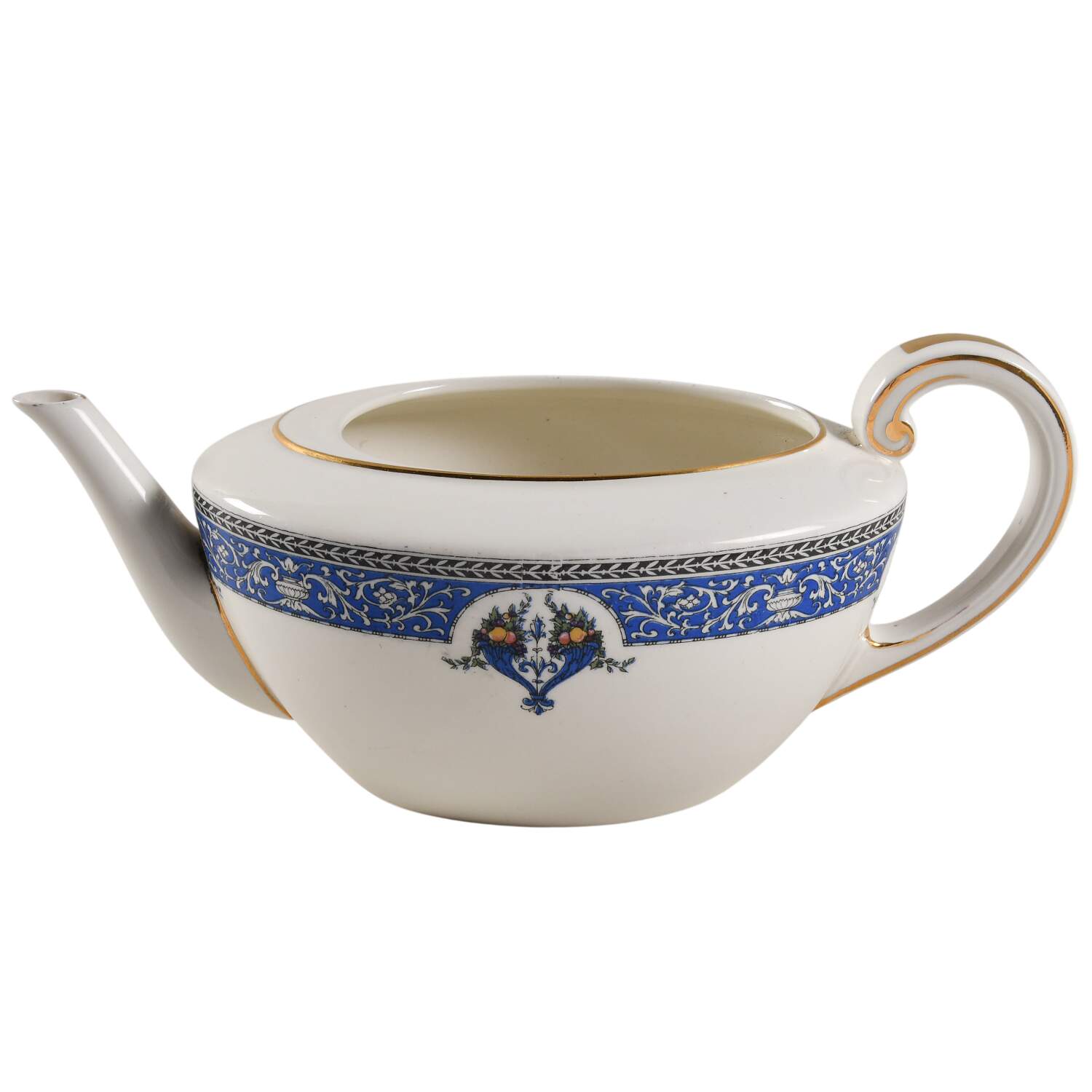 Cornucopia Teapot No Lid by Royal Worcester-1