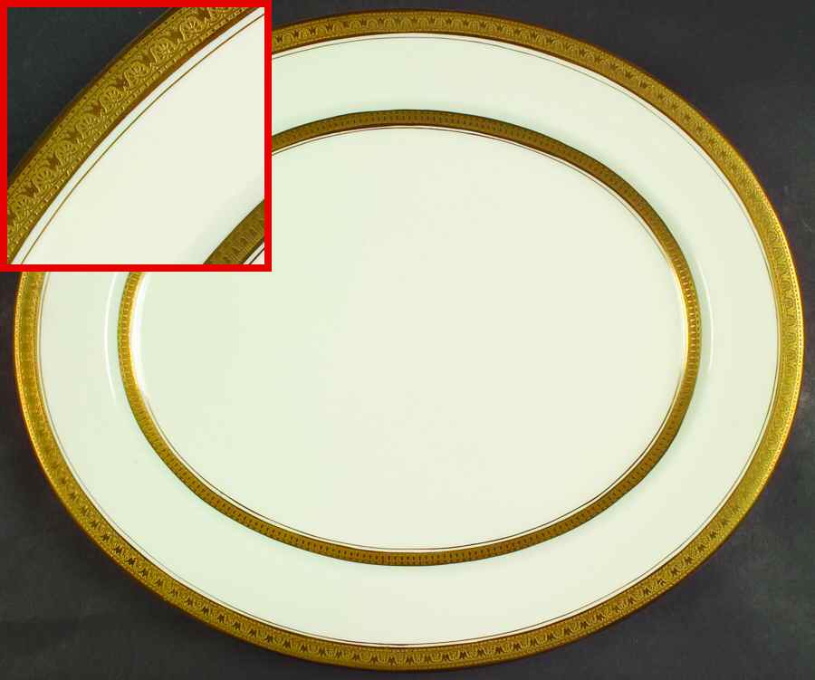 Coronet 15" Oval Serving Platter by Royal Worcester-1