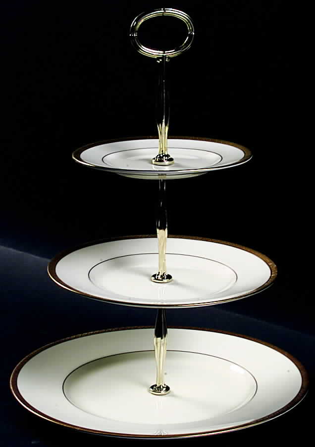 Coventry 13 7/8"-14 1/4" 3-Tiered Serving Tray(DP,SP,BB) HC by Royal Worcester-1
