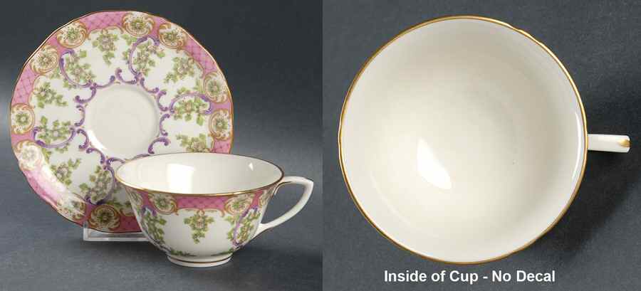 Cradley Flat Cup & Saucer Set by Royal Worcester-1