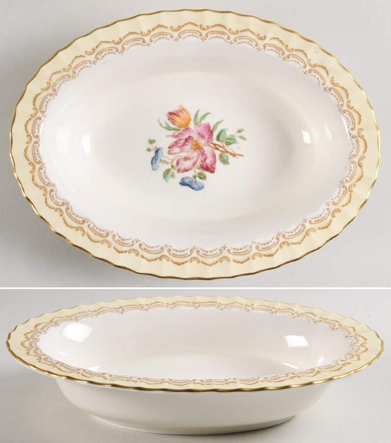 Cromwell 10" Oval Vegetable Bowl by Royal Worcester-1