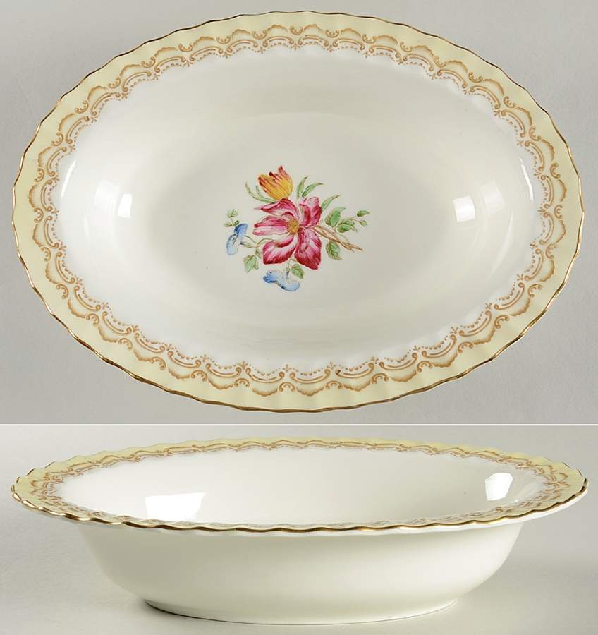 Cromwell 10" Oval Vegetable Bowl by Royal Worcester-1