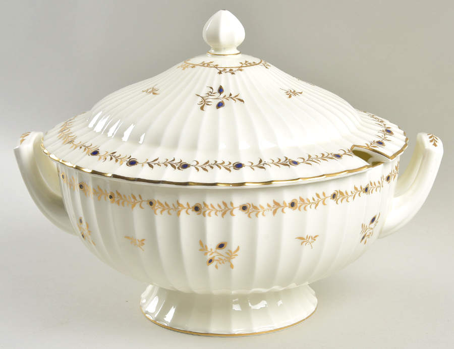 Cumberland Cobalt Blue Tureen &  Lid by Royal Worcester-1