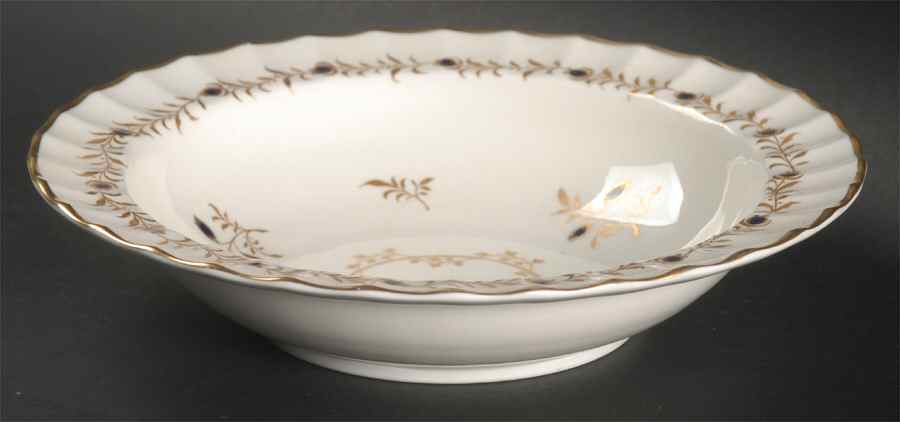 Cumberland Cobalt Blue Rim Cereal Bowl by Royal Worcester-1