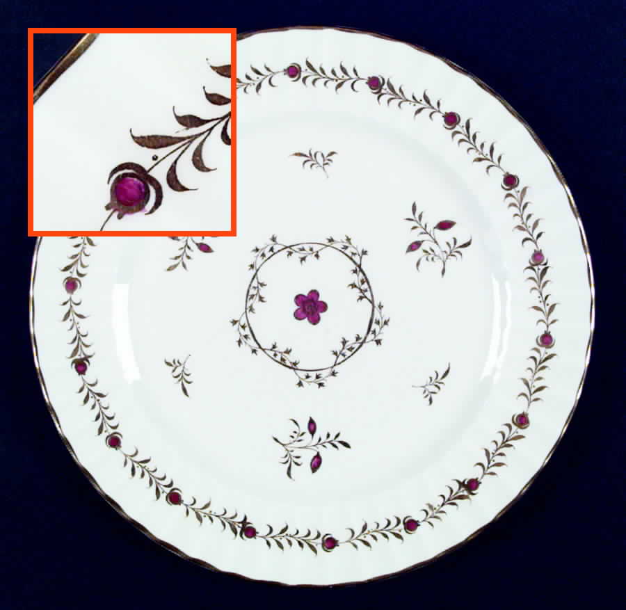Cumberland Red Dinner Plate by Royal Worcester-1