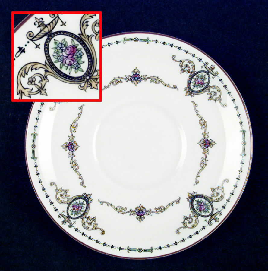 Daphne Saucer by Royal Worcester-1
