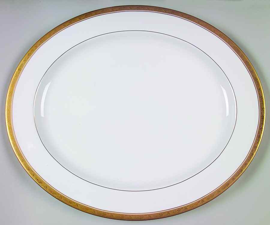 Davenham 16" Oval Serving Platter by Royal Worcester-1