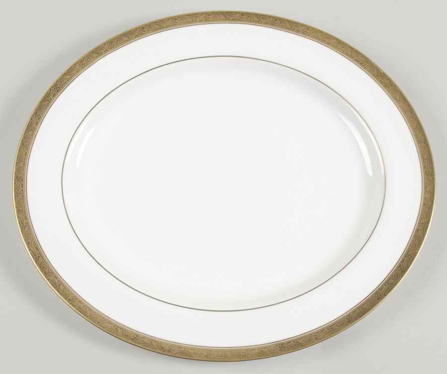 Davenham 13" Oval Serving Platter by Royal Worcester-1