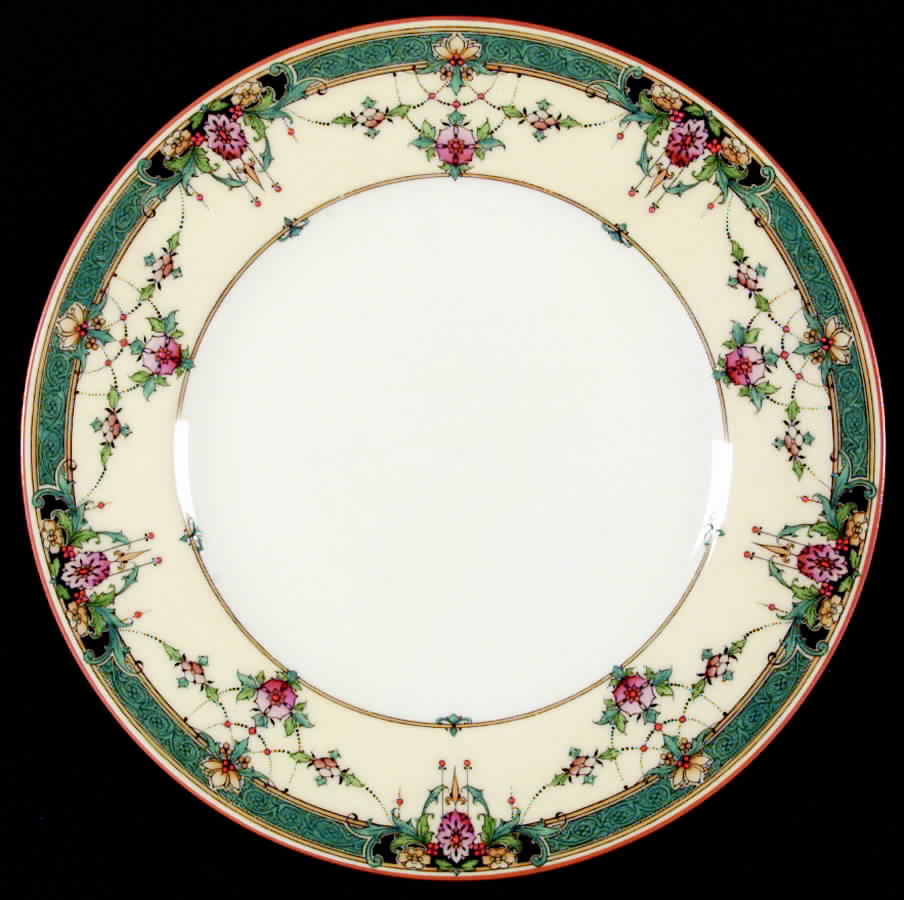 Daytona Turquoise Dinner Plate by Royal Worcester-1