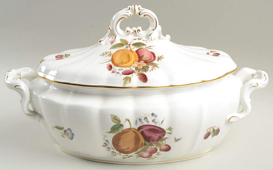 Delecta (Coburg Shape) Oval Tureen & Lid by Royal Worcester-1