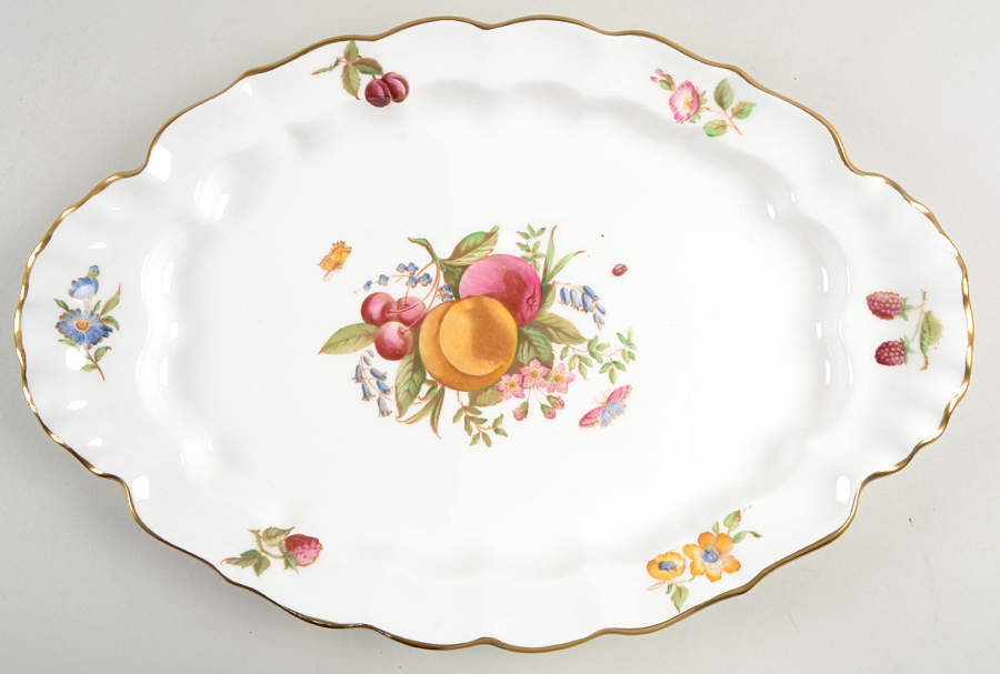 Delecta (Coburg Shape) Underplate for Oval Tureen by Royal Worcester-1