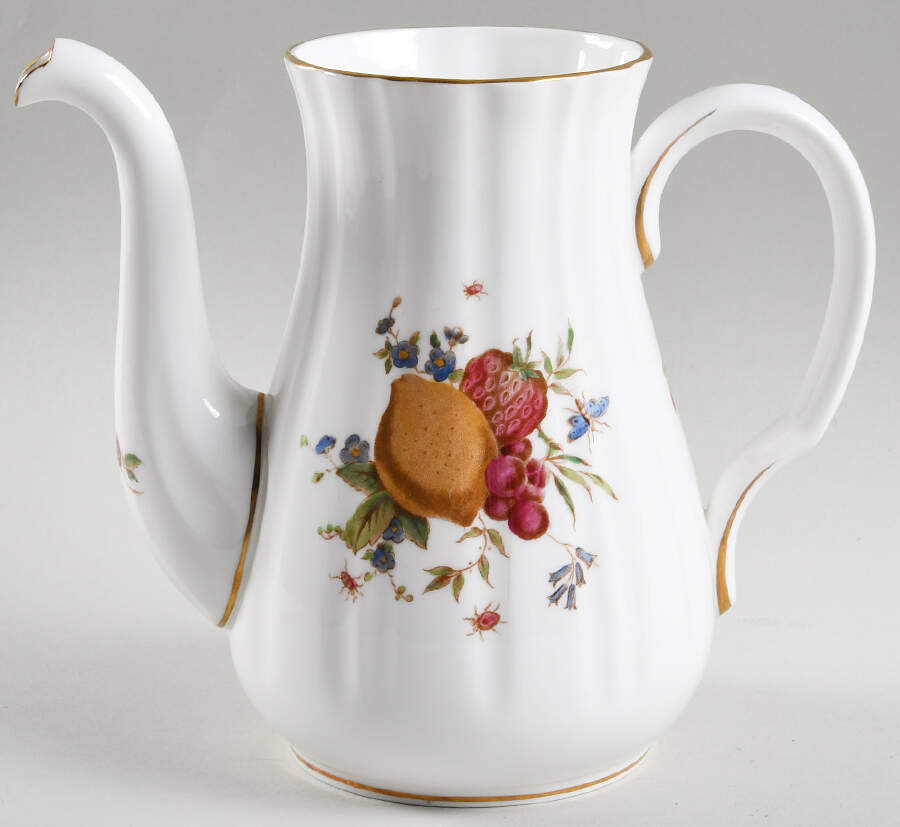 Delecta (Coburg Shape) Mini Coffee Pot No Lid by Royal Worcester-1