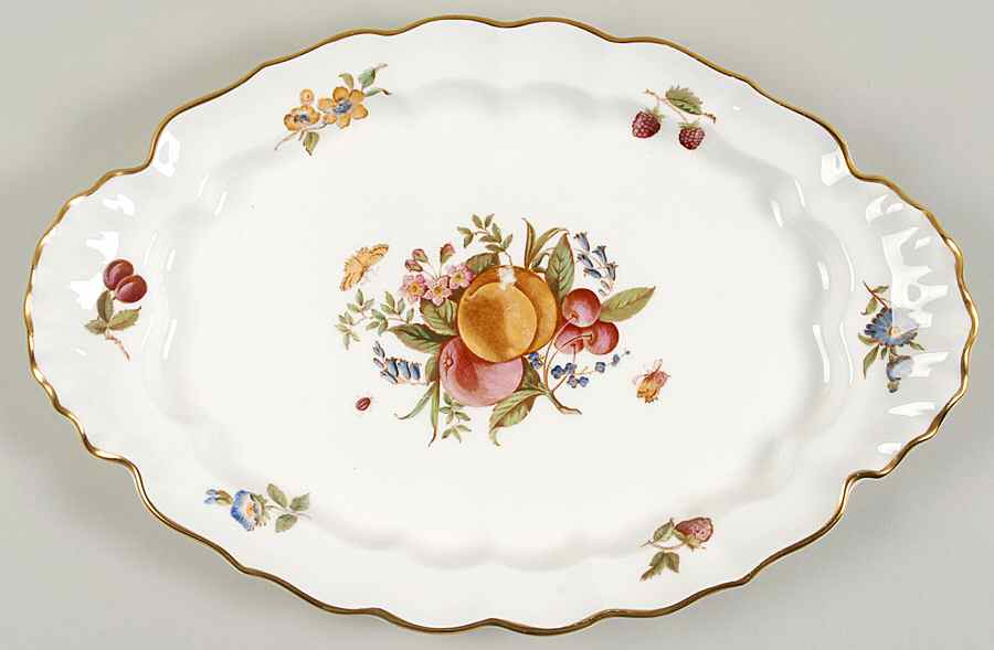 Delecta (Coburg Shape) 15" Oval Serving Platter by Royal Worcester-1