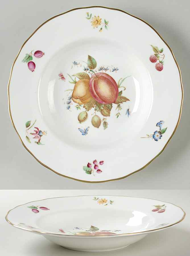 Delecta (Coburg Shape) Large Rim Soup Bowl by Royal Worcester-1
