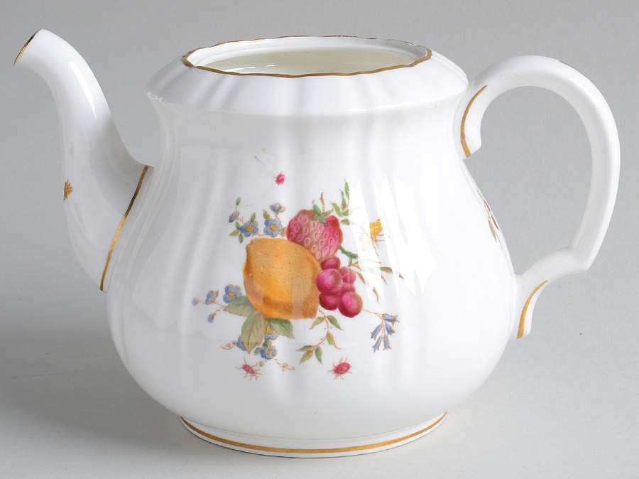 Delecta (Coburg Shape) Teapot No Lid by Royal Worcester-1