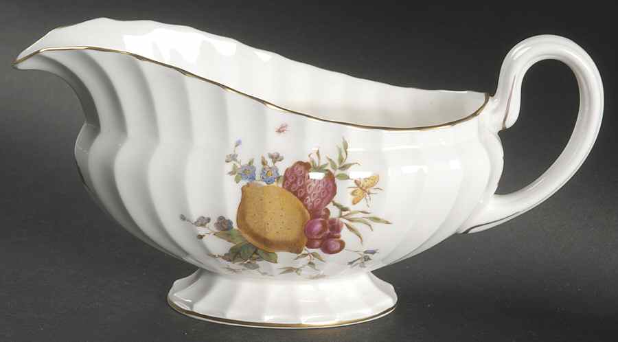 Delecta (Warmstry, Ribbed) Gravy Boat by Royal Worcester-1