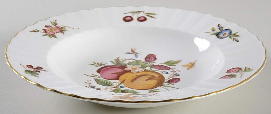 Delecta (Warmstry, Ribbed) Rim Soup Bowl by Royal Worcester-1