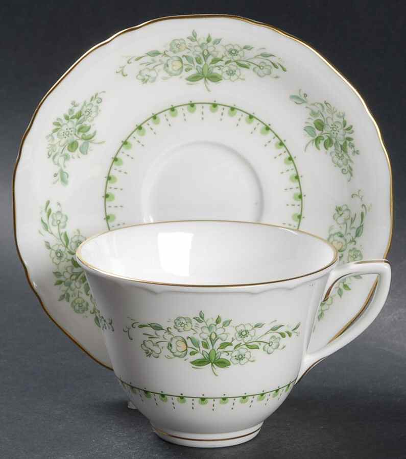 Derwent Flat Cup & Saucer Set by Royal Worcester-1