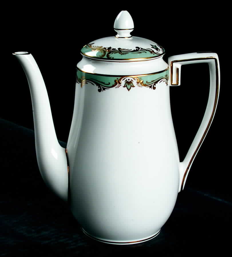 Devonshire Coffee Pot & Lid by Royal Worcester-1