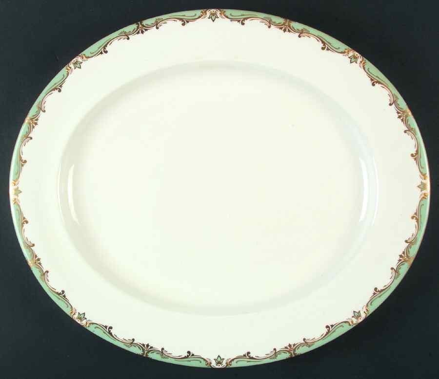 Devonshire 17" Oval Serving Platter by Royal Worcester-1