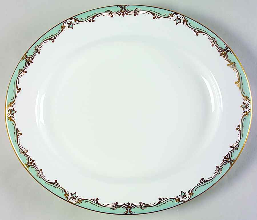 Devonshire 13" Oval Serving Platter by Royal Worcester-1