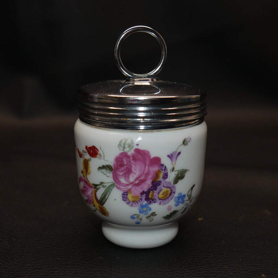 Devon Egg Coddler & Lid by Royal Worcester-1
