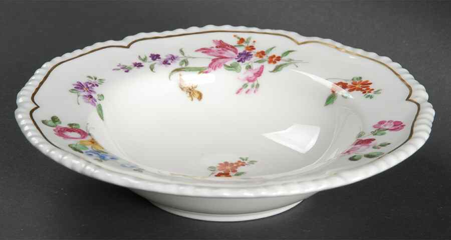 Devon Rim Fruit/Dessert (Sauce) Bowl by Royal Worcester-1