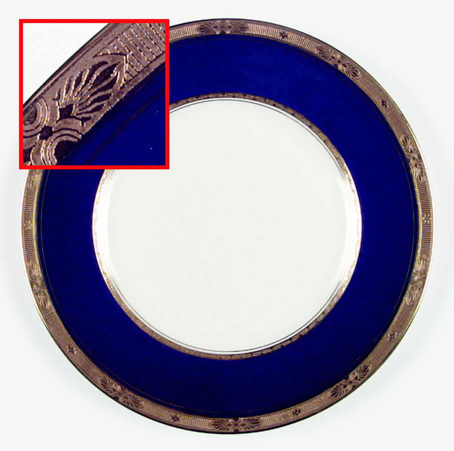 Diana Blue Dinner Plate by Royal Worcester-1