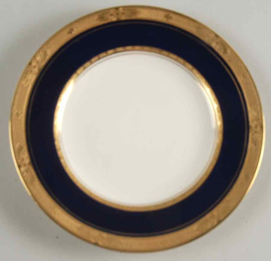 Diana Blue Dessert/Pie Plate by Royal Worcester-1