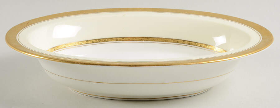 Diana Cream 10" Oval Vegetable Bowl by Royal Worcester-1