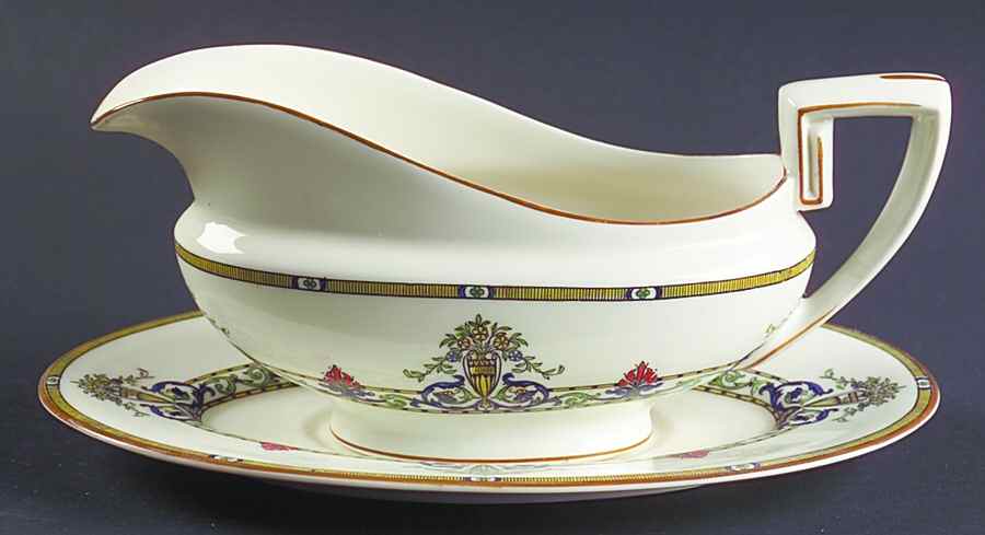 Doncaster Gravy Boat & Underplate by Royal Worcester-1