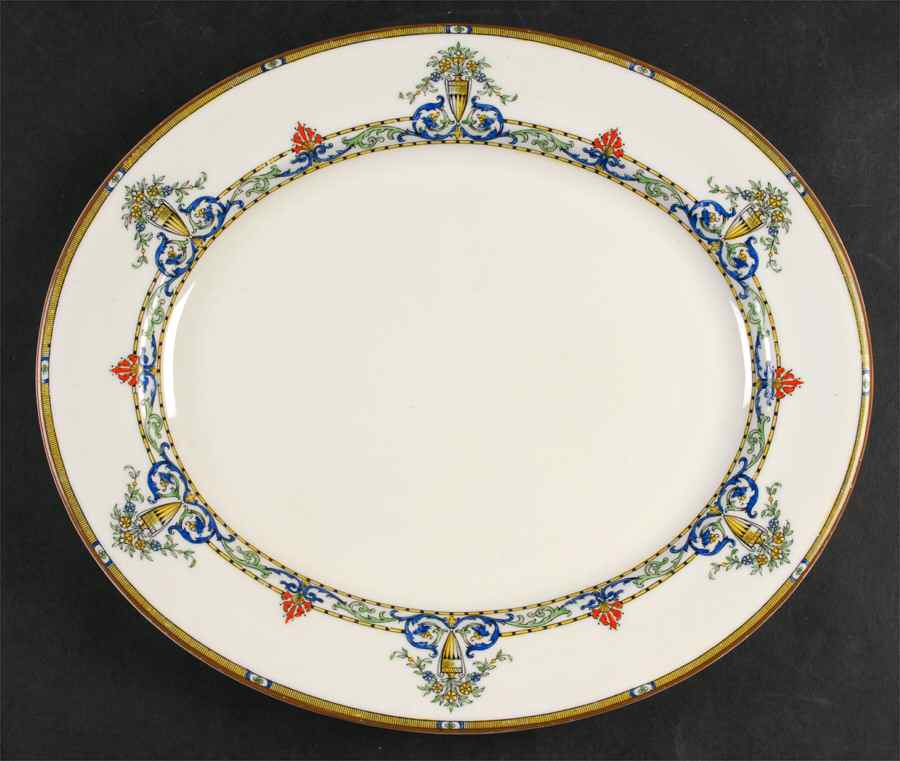 Doncaster 13" Oval Serving Platter by Royal Worcester-1