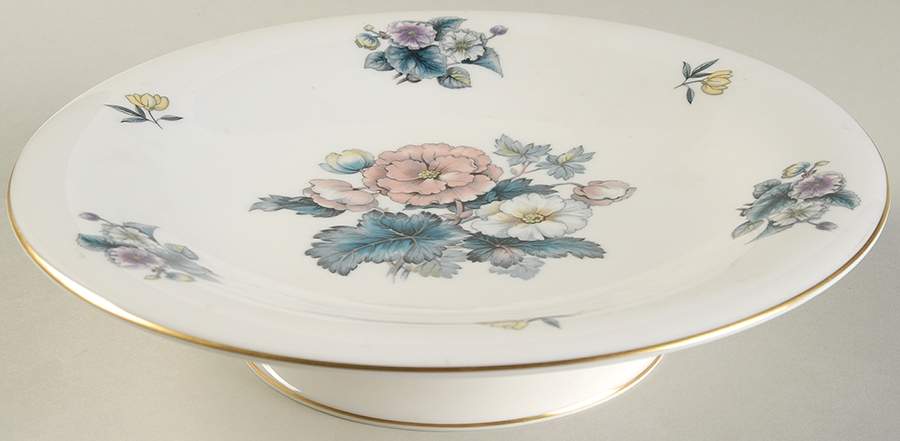 Dorchester (Scalloped, Z2637) Round Compote (Height X Width) by Royal Worcester-1