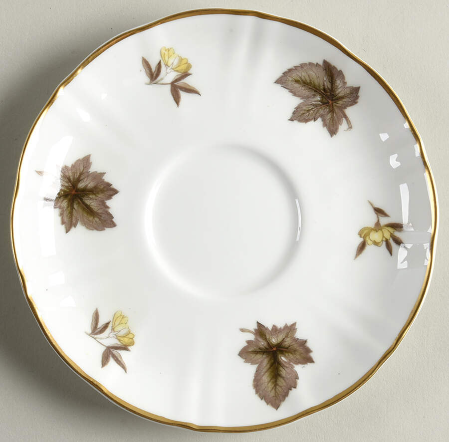 Dorchester (Scalloped, Z2637) Saucer by Royal Worcester-1
