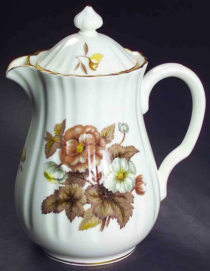 Dorchester (Scalloped, Z2637) Hot Water Jug & Lid by Royal Worcester-1