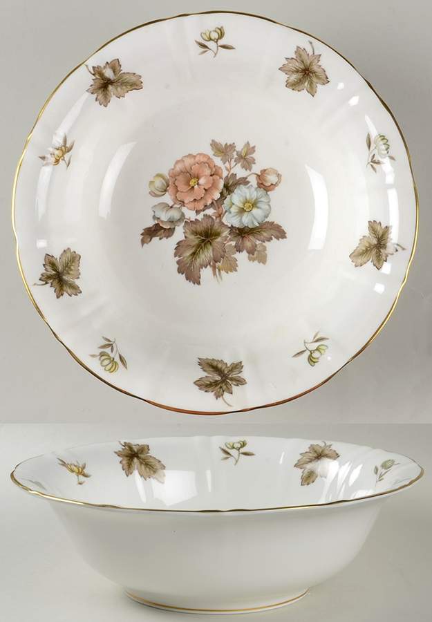 Dorchester (Scalloped, Z2637) 10" Round Vegetable Bowl by Royal Worcester-1