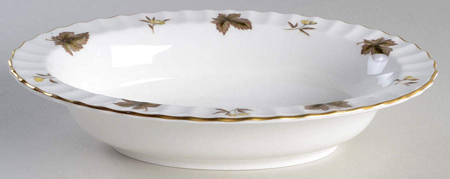 Dorchester (Fluted, Z2818) 10" Oval Vegetable Bowl by Royal Worcester-1