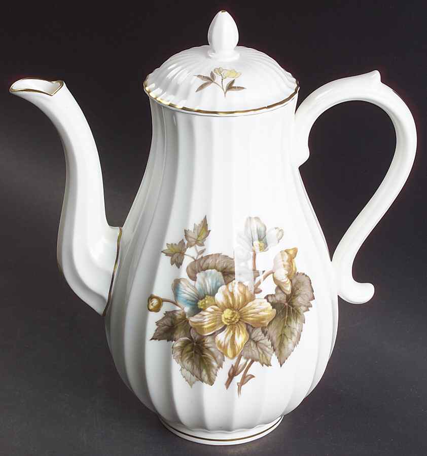 Dorchester (Fluted, Z2818) Coffee Pot & Lid by Royal Worcester-1