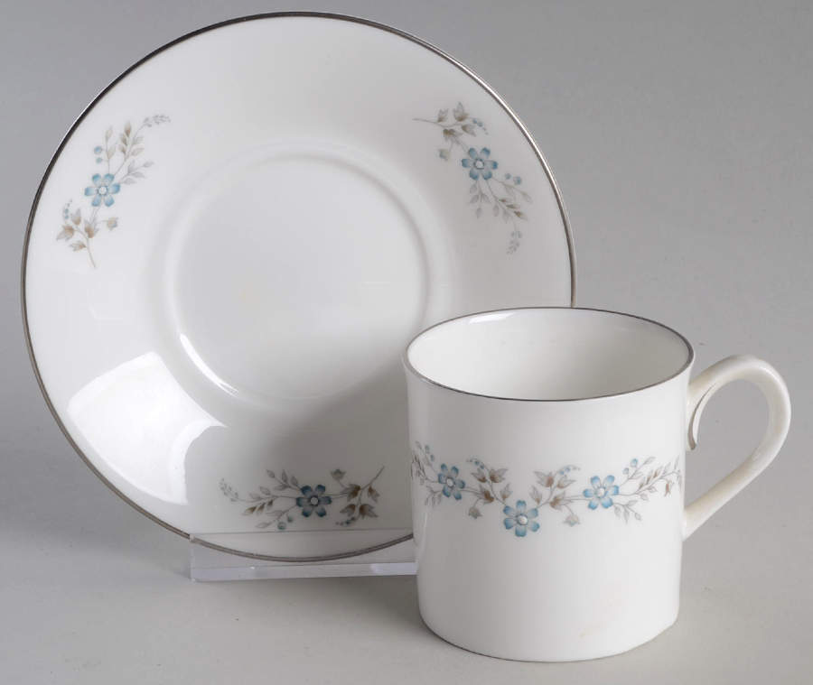 Dorset Flat Demitasse Cup & Saucer Set by Royal Worcester-1